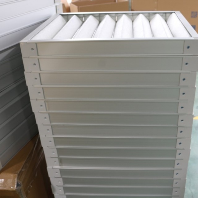 Filtro AHU G3 G4 Panel de repuesto Prefiltro plissado para la sala de limpieza