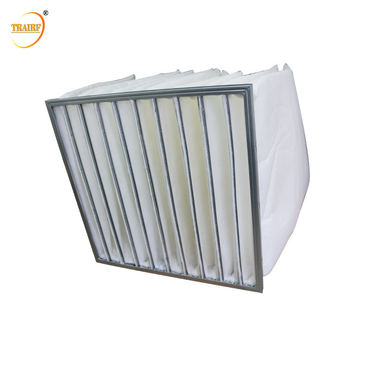 Filtro de bolsillo de bolsillo para HVAC, AHU, sala limpia G4