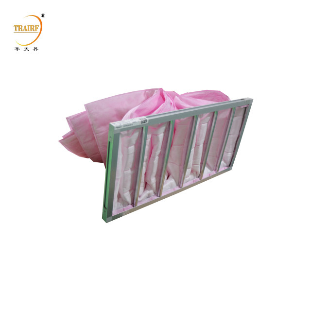 Filtro de bolsillo de eficiencia media para aire acondicionado o filtro HVAC