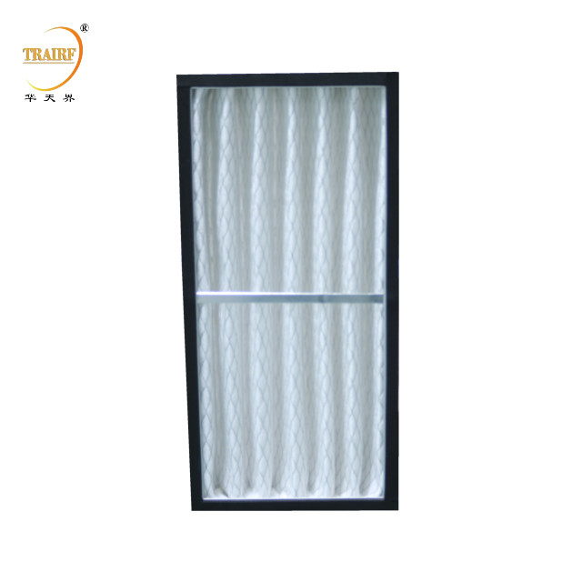 Filtros de aire de panel plissado de fibra sintética blanca G3 G4 de reemplazo
