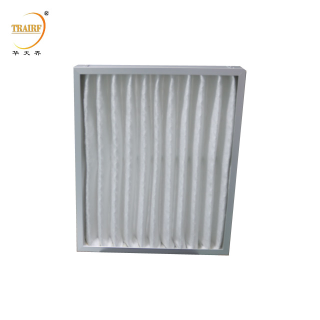 G4 Filtro de pre-aire de paneles de plieges para el sistema de ventilación de AHU