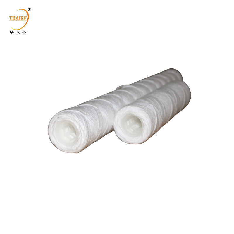 Cartucho de filtro de heridas de cuerda de PP blanco para filtro de agua PRE