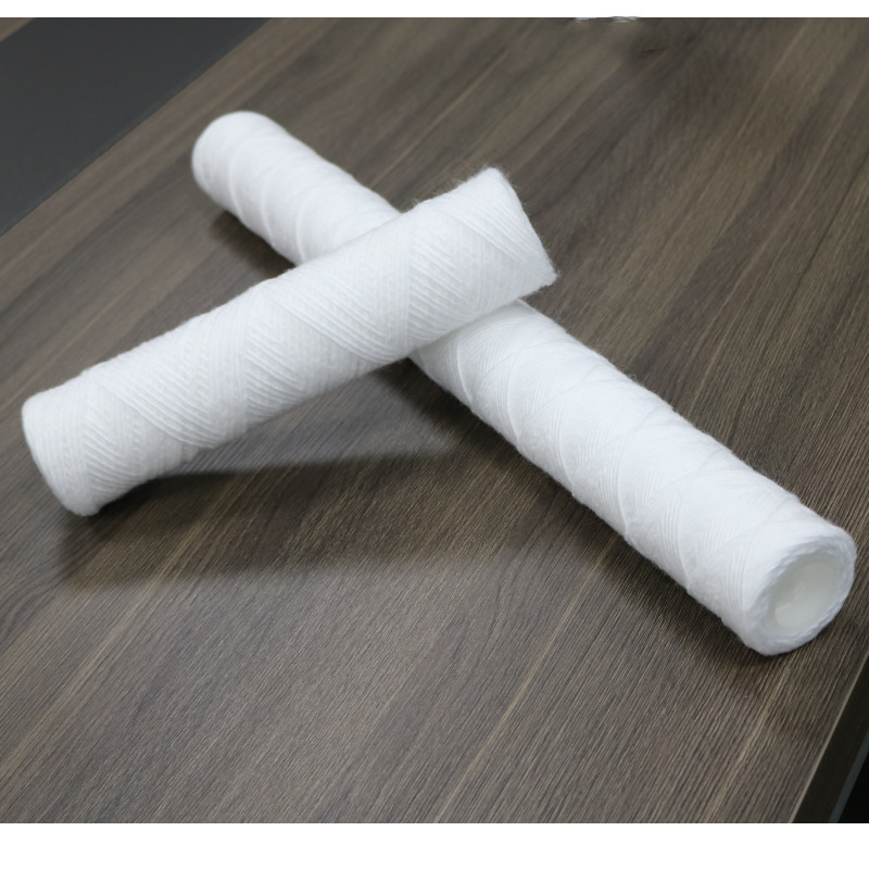 Cartucho de filtro de heridas de cuerda de PP blanco para filtro de agua PRE