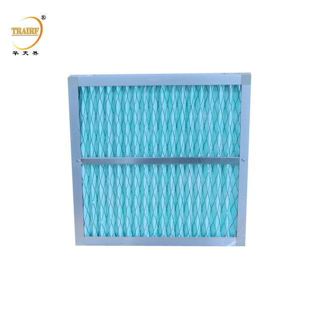 G4 F5 F6 F7 F8 F9 Filtro de medios preplisiados Panel industrial Filtro de aire para capó de flujo laminar