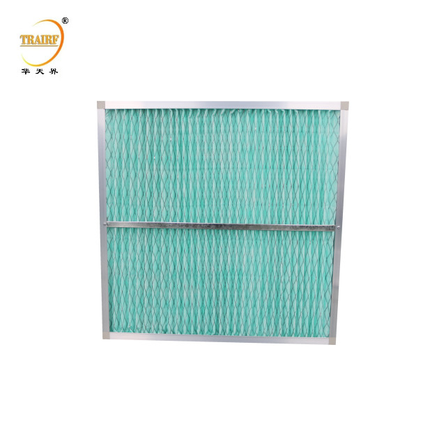 Cuadro de aluminio Eficiencia primaria G4 Filtro de polvo grueso Prefiltro lavable