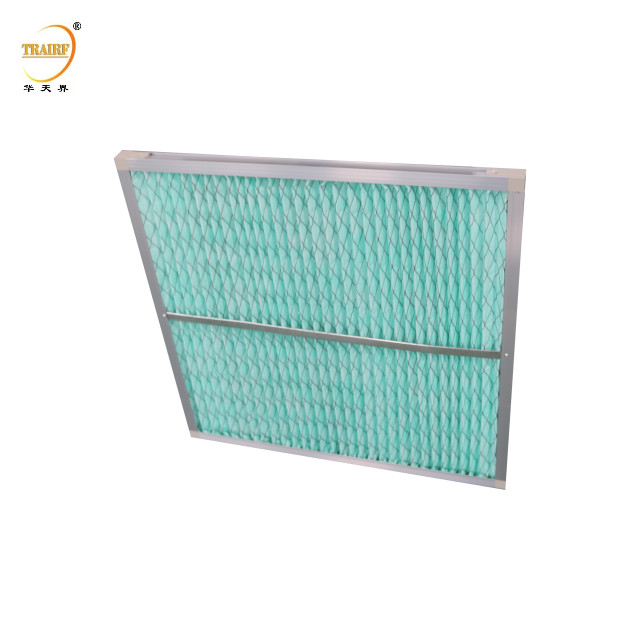 Cuadro de aluminio Eficiencia primaria G4 Filtro de polvo grueso Prefiltro lavable