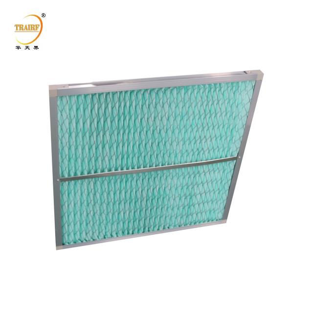 Cuadro de aluminio Eficiencia primaria G4 Filtro de polvo grueso Prefiltro lavable