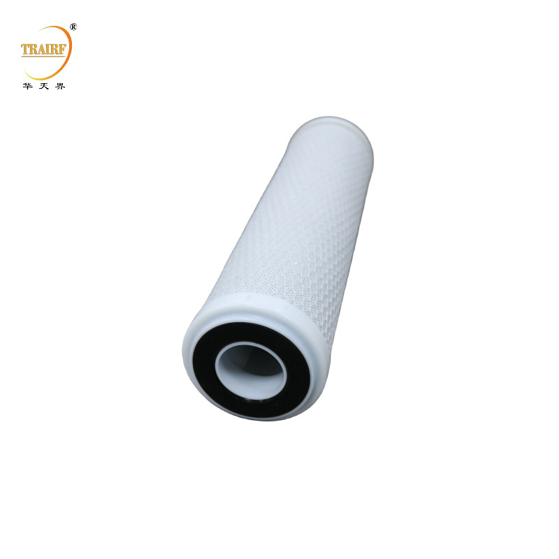 Cartucho de filtro de carbono activado de alto rendimiento para la industria alimentaria / filtro de agua RO