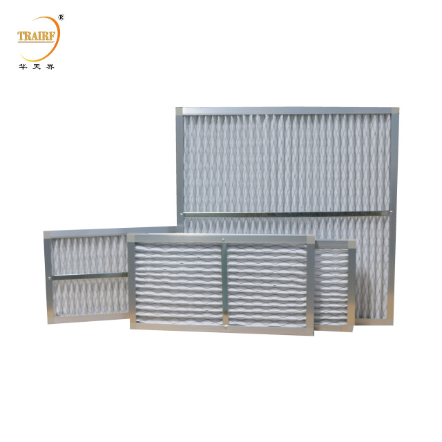 H11 H12 H13 H14 Mini filtro de carbón activado pliado para horno de filtro de aire