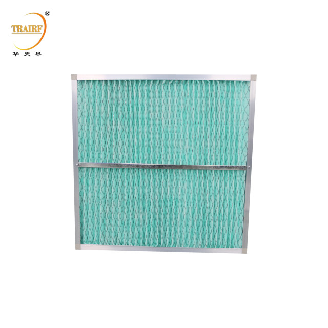 Filtro de polvo OEM reutilizable y lavable G3 G4 Merv8 Filtro de aire pre-filtro pliado para AC / HVAC