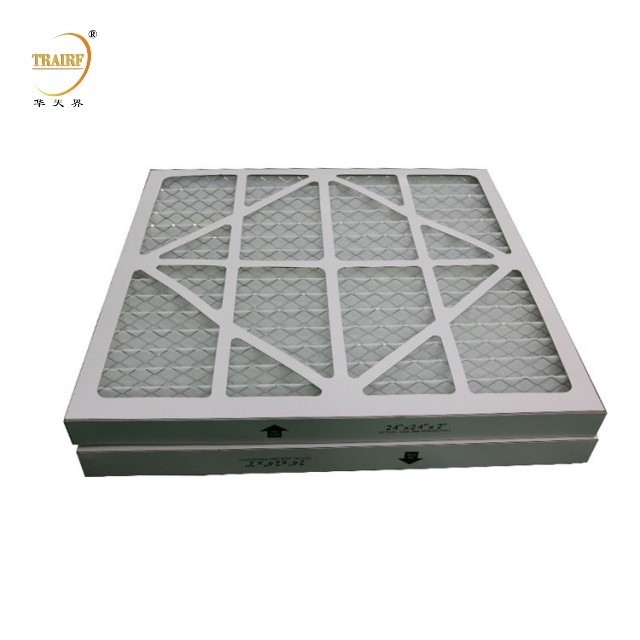 G3 G4 Prefiltro HVAC Merv 8/11/13/14 Cuadro de papel Filtro de aire plissado para el sistema de aire acondicionado