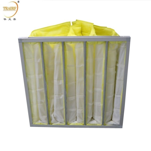 Filtro de aire de bolsillo para medios industriales para filtro de bolsas Ahu