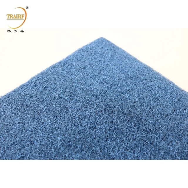 Filtro de puerta de horno de pelo de fibra natural para hogares móviles, fabricados y modulares, azul